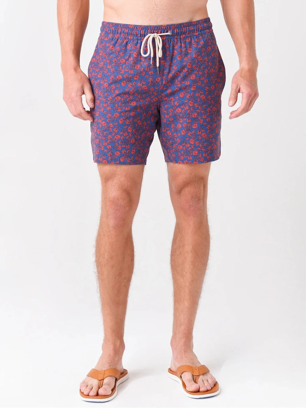 Fair Harbor Bayberry Trunks | Red Mini Floral | XL